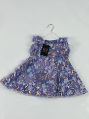 Girls’ Floral Sequin Tutu Party Dress