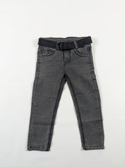 Boys Grey Washed Denim Jeans
