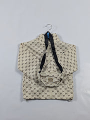 Monogram Print Zip-Up Tracksuit