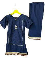 Girls 2 Piece Suit | Navy Blue