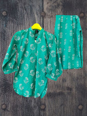Girls 2 Piece Suit | Green