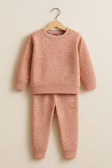 2 Piece Girls Printed Tracksuit