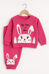 2 Piece Girls Printed Tracksuit