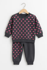 2 Piece Girls Printed Tracksuit