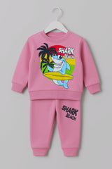 Girls Printed Tracksuit - Shark Beach