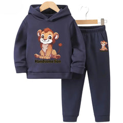 Boys Printed Tracksuit - Handsome Lion