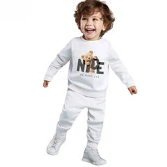 Boys Printed Tracksuit - Teddy Bear