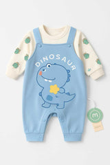 Newborn Romper Outfit - Light Blue