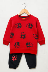 Boys Printed Tracksuit - Playful Panda