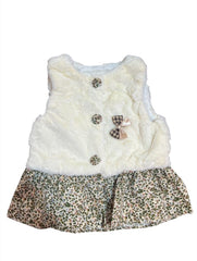 Girls Stylish Fur Frock