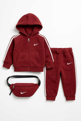 Trendy Kids Nike Tracksuit Set - Maroon