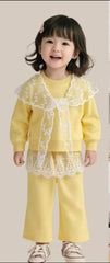 Girls Sweet Sunshine Lace Set