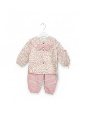 Girls Floral Bow Detail Co-Ord Set
