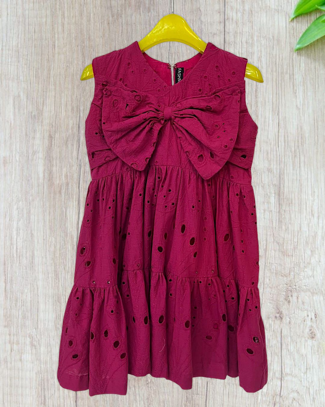 Girls V Neck Frock