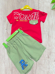 Short Sleeve Pant Shirt