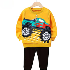 Boys Printed Tracksuit - Monster Truck
