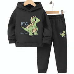 Big Brother Dinosaur Hoodie & Jogger Set